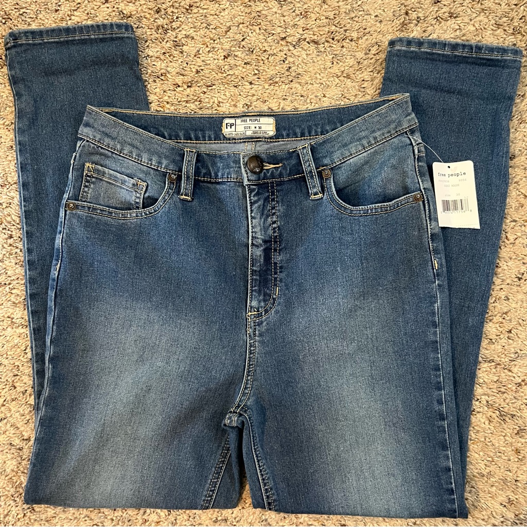 Free People Jeans Waist Size 30 Nwt